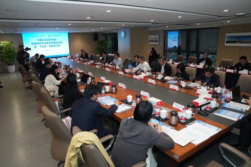麻将胡了2集团参与中国工程征询协会发展规划专业委员会成立大会暨“十五五”规划互换会